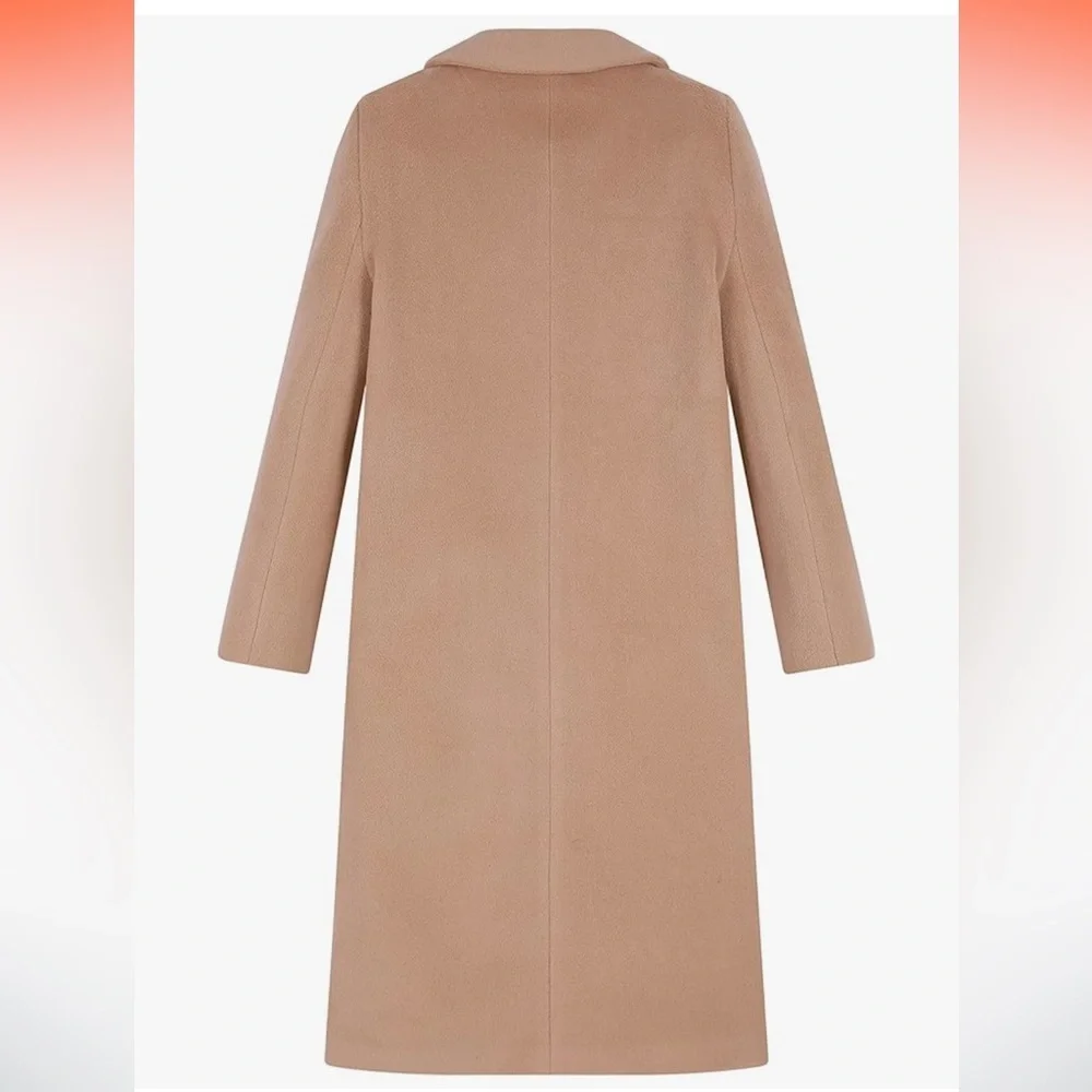 Elegant Tan Trench Coat for Women - Picture 3 of 16